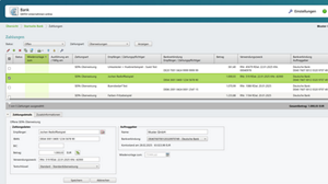 Screens aus DATEV Unternehmen online: Rechnungen bezahlen