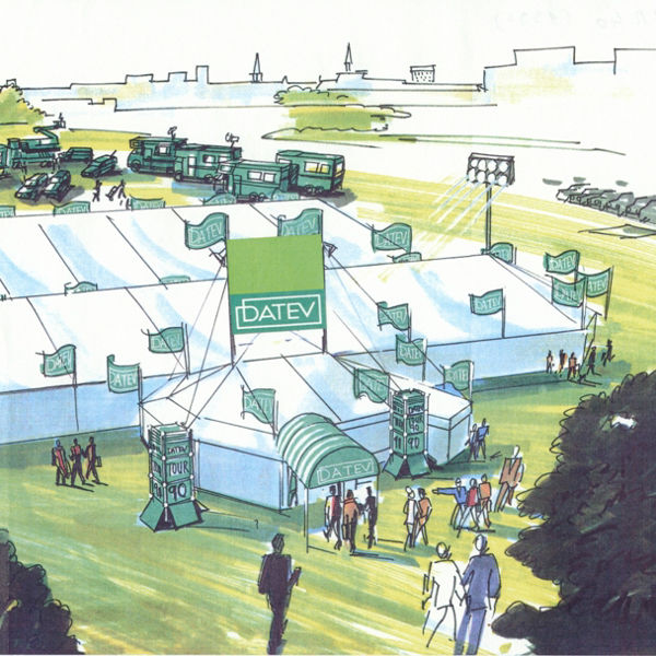 Illustration der Infotour durch die neuen Bundesländer