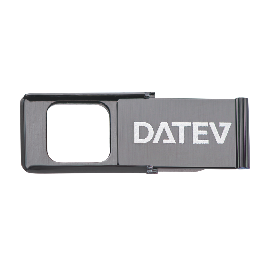 Grau-schwarzer DATEV-Webcam-Schutz