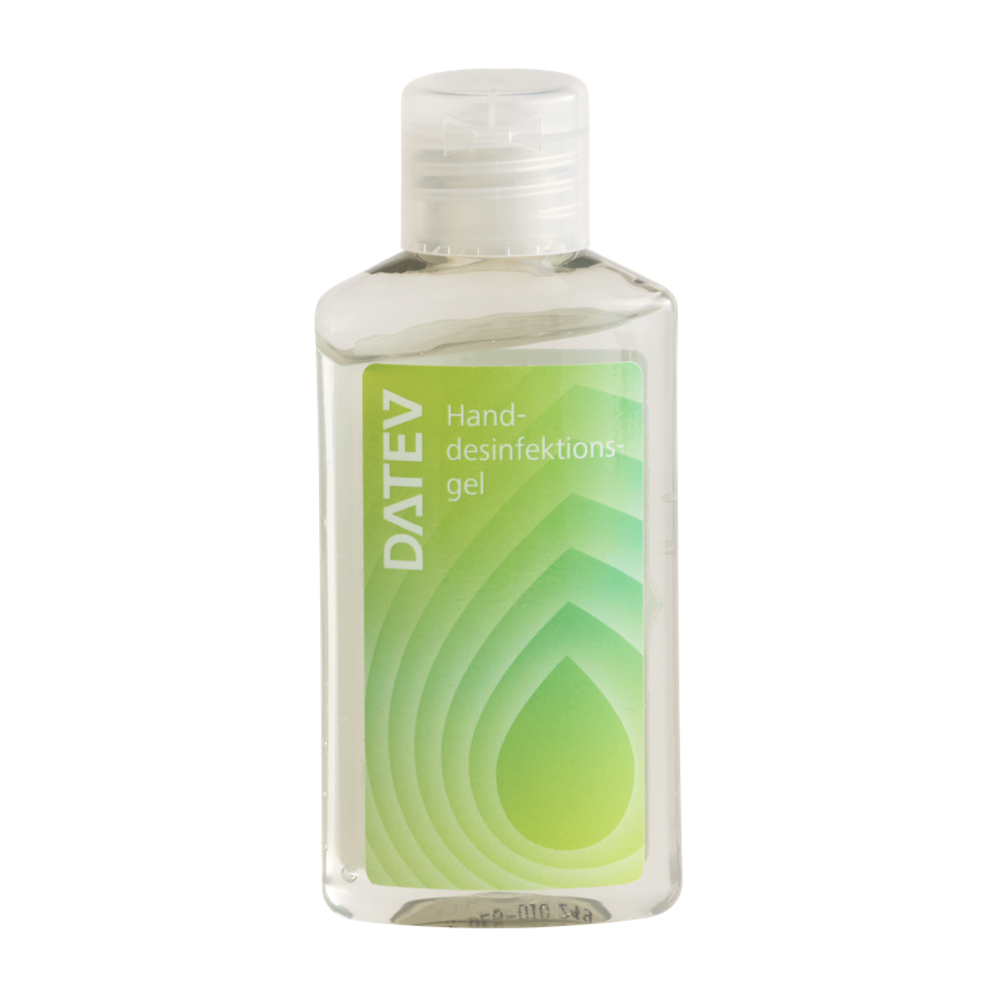 Handdesinfektionsgel mit DATEV-Logo
