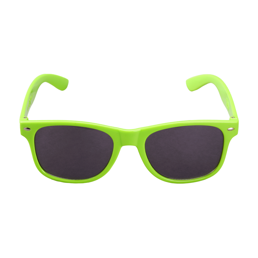 Grüne Sonnenbrille mit DATEV-Logo
