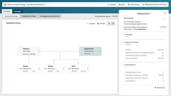 Screen Vermögensnachfolge