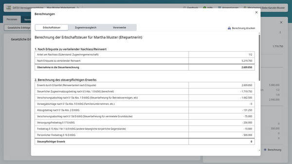 Screen Vermögensnachfolge