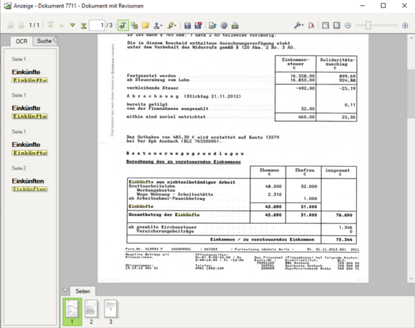 DATEV DMS - OCR-Erkennung