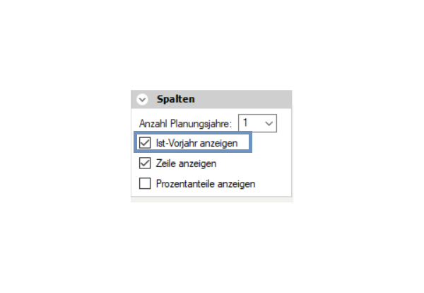 Screenshot - Planzahlen-Controlling