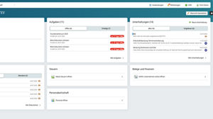 Mandantensicht: Startseite in MyDATEV