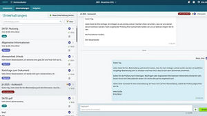 Mandantensicht: Unterhaltungsübersicht