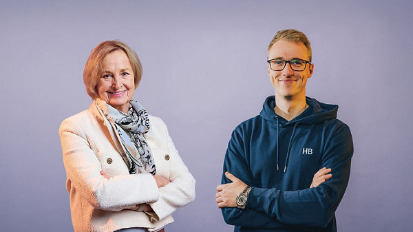 Brigitte Neumann und Bastian Hösker