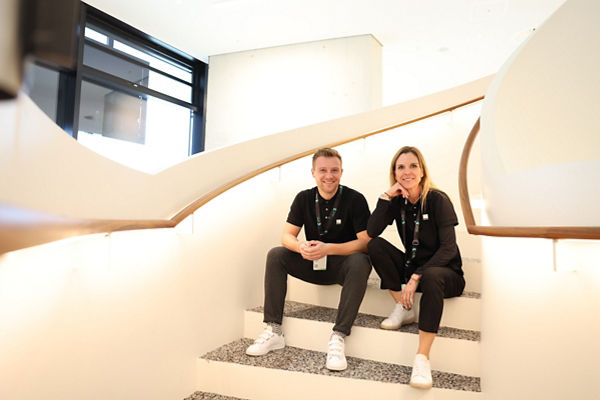 Tobias Meisel and Joana Leinberger, Lead Team of the foundation