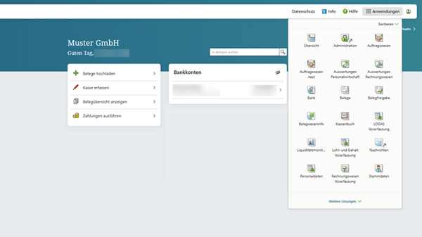 Screenshot - Mandantenauswertungen