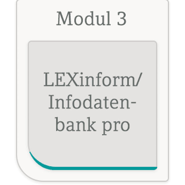 Modul 3: LEXinform/Infodatenbank pro