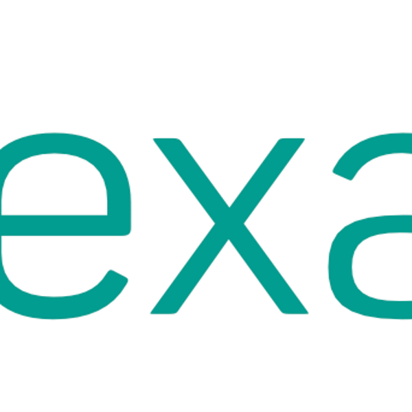 Logo des Projekts ‚enexa‘ mit einem stilisierten, grünen Datenverbindungssymbol und dem Projektnamen in modernen grünen und türkisen Schriftzügen.