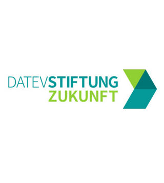 Logo der DATEV-Stiftung Zukunft in verschiedenen Grüntönen
