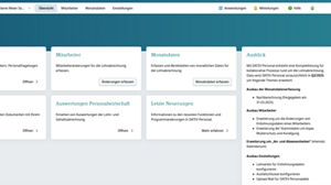 Einstiegsseite DATEV Personal 