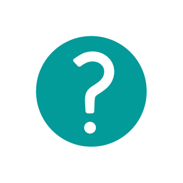 Piktogramm: Fragezeichen.