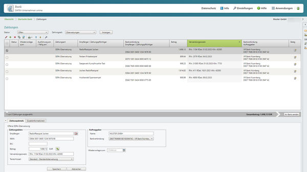 Screenshot - Bank online 