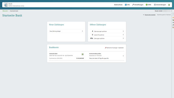 screenshot bank online